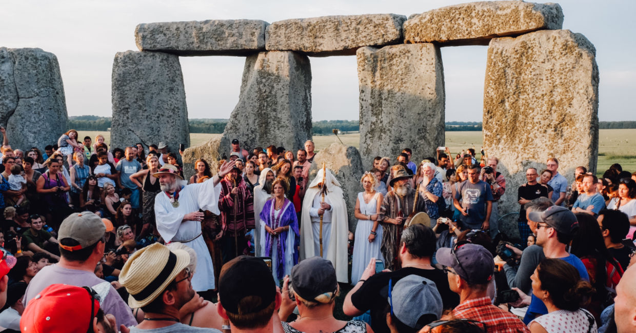 Summer Solstice celebration at Stonehenge.