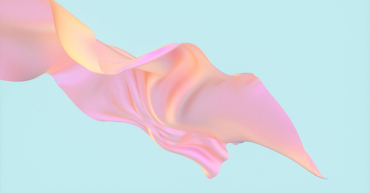 Smooth, elegant flying cloth.