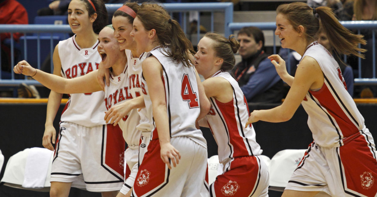 Girls playing basketball helps with problem-solving.