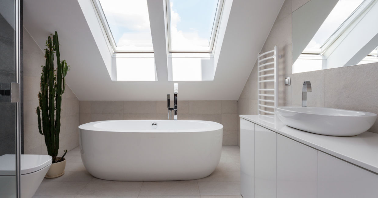 Let natural light in to make a room feel larger.