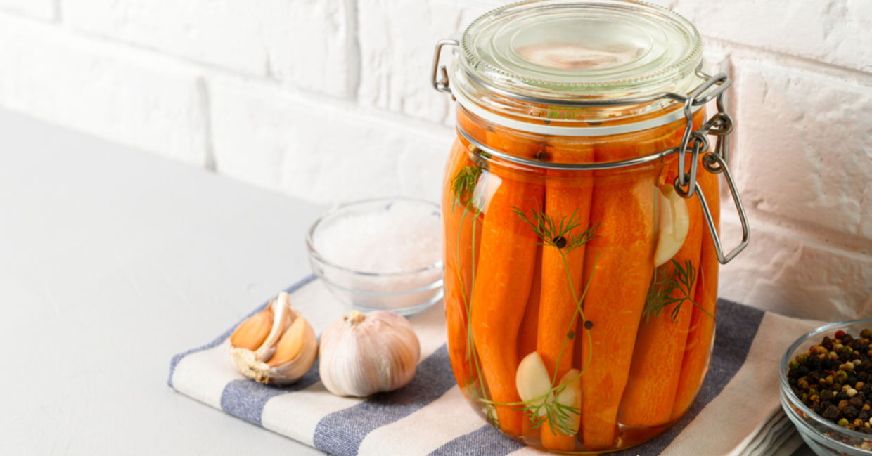 Fermented carrots.