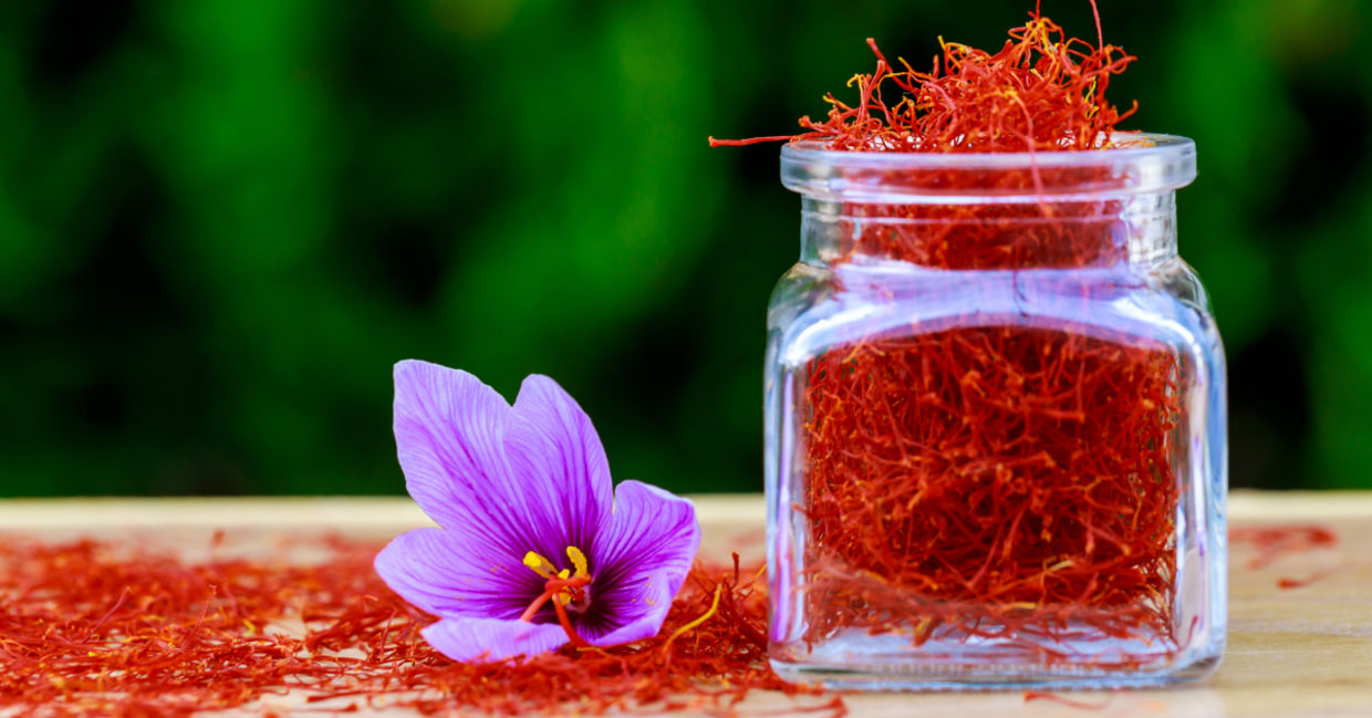 Saffron has many health benefits.