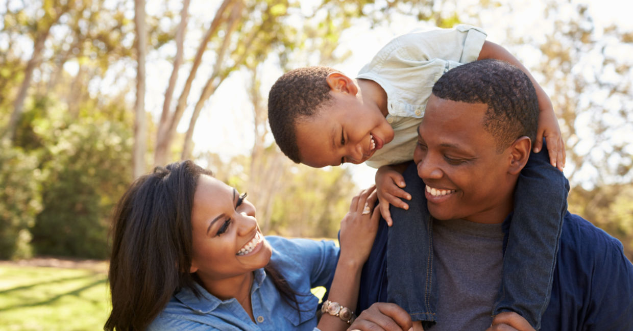 Spending time with your family can make you happy.