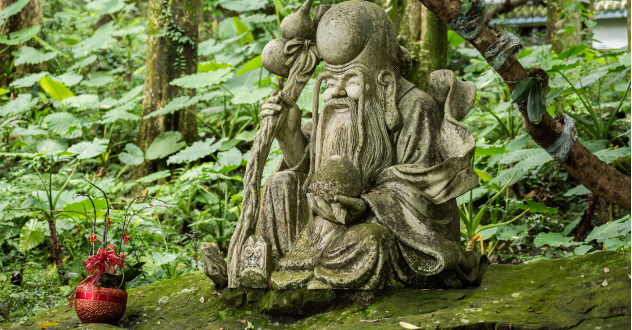 Chinese Daoist statue.
