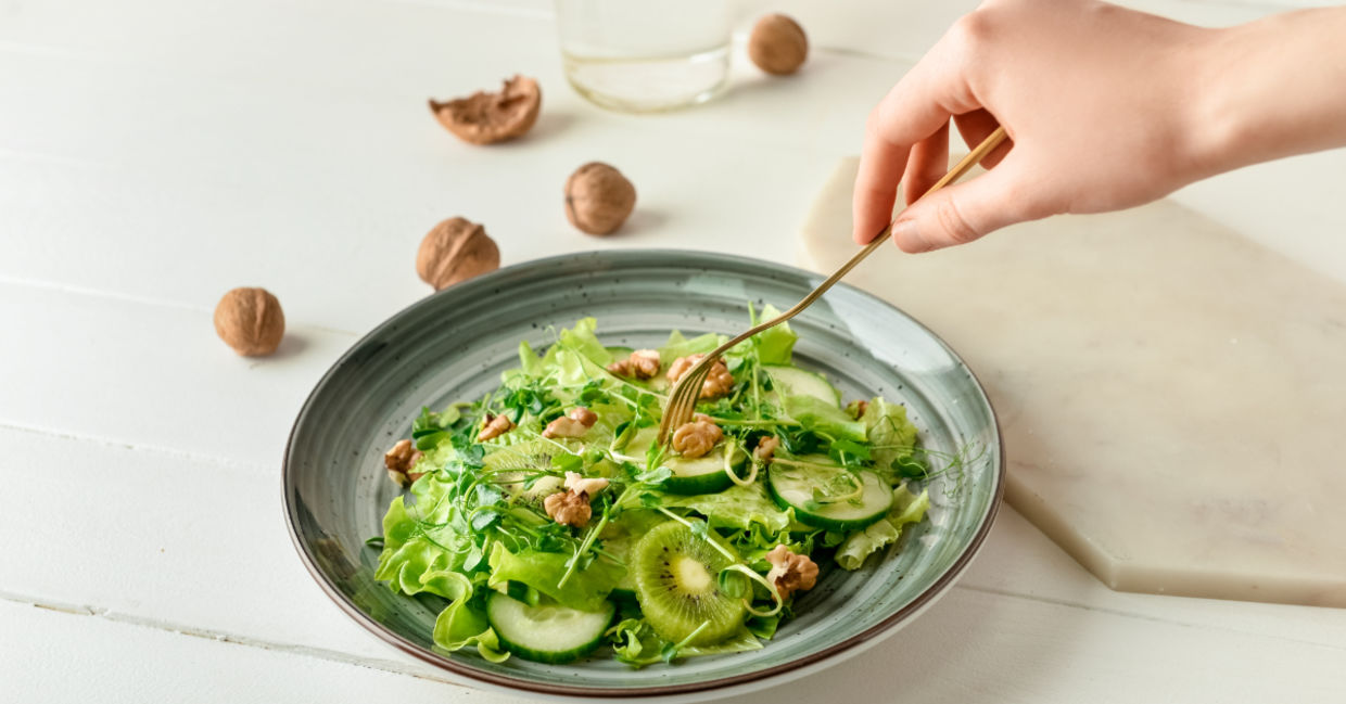 Salads are good for light eating.