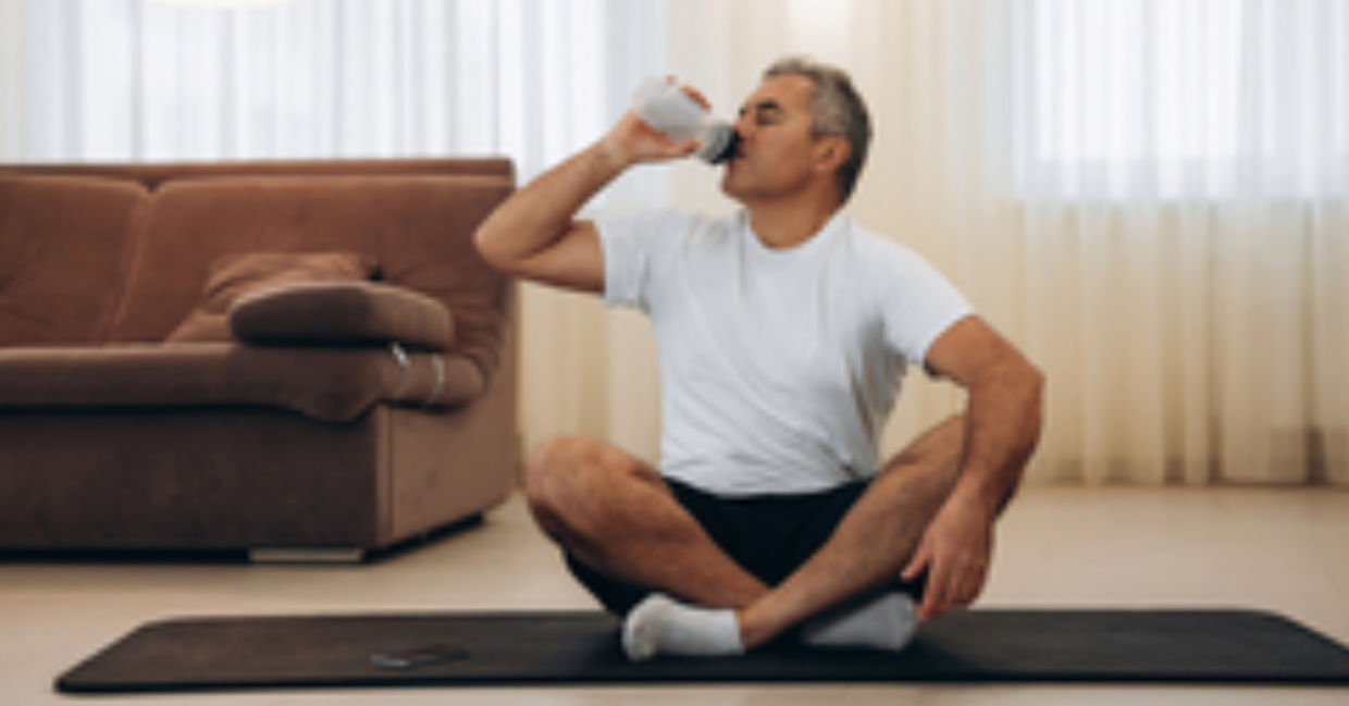 Keep hydrated by drinking water.