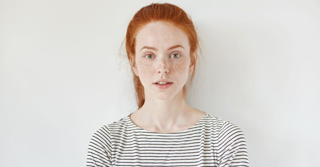 Portrait of a young girl.