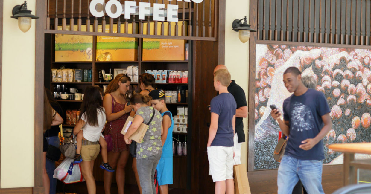 Pay it forward at the coffee shop