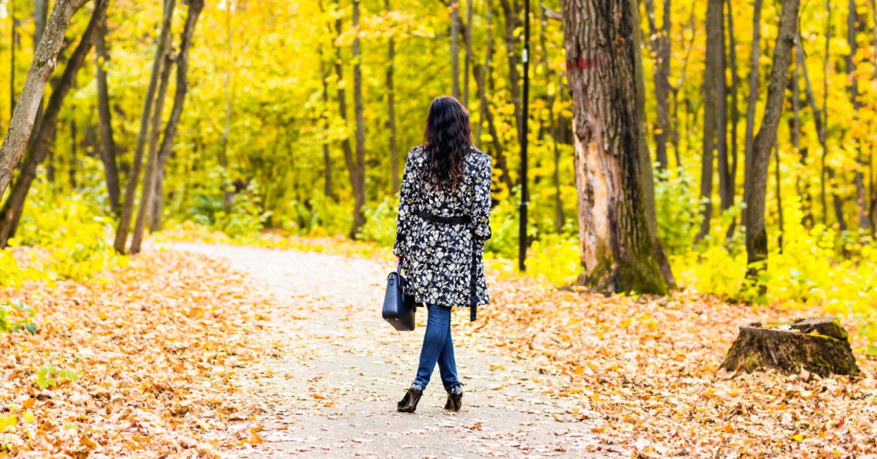 Going for a walk in the park.