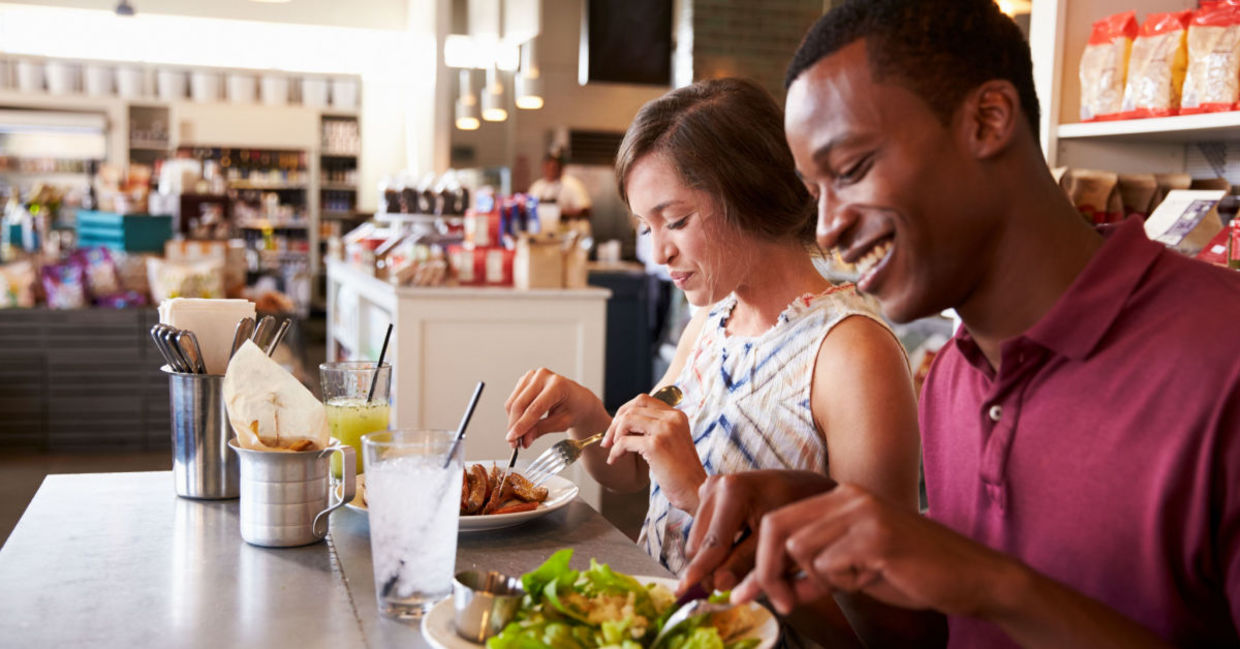 Eating a healthy lunch is self care..