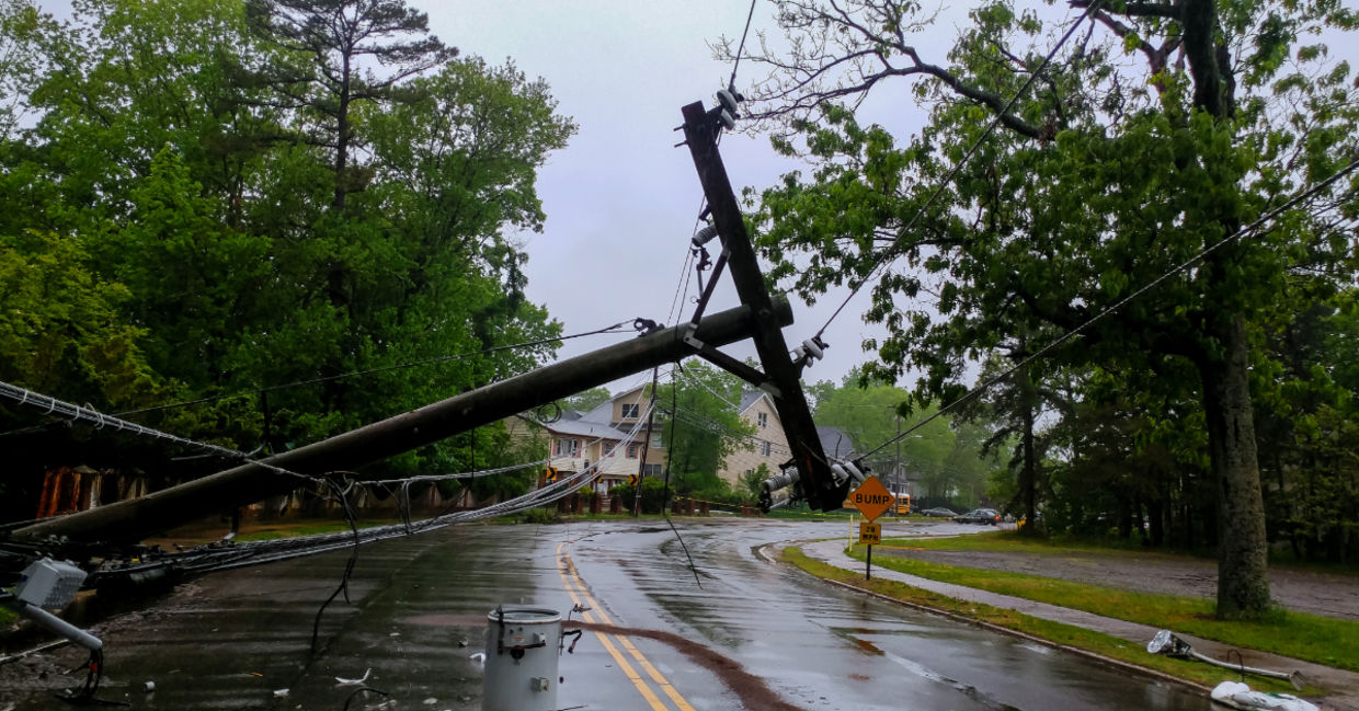 Damage after a Hurricane.