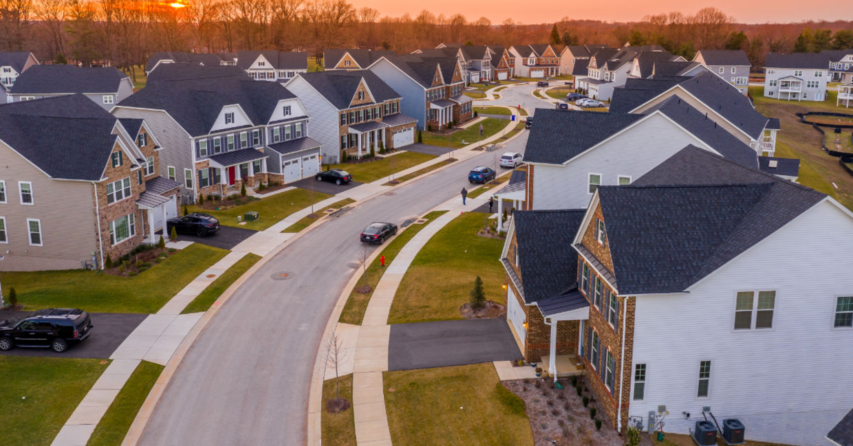 Beautiful neighborhood.