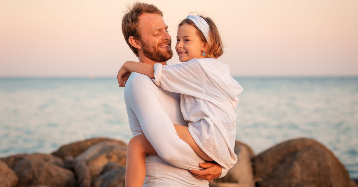 Father and daughter.