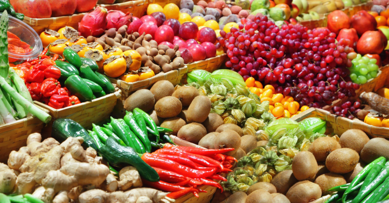 Vegetables and Fruits.