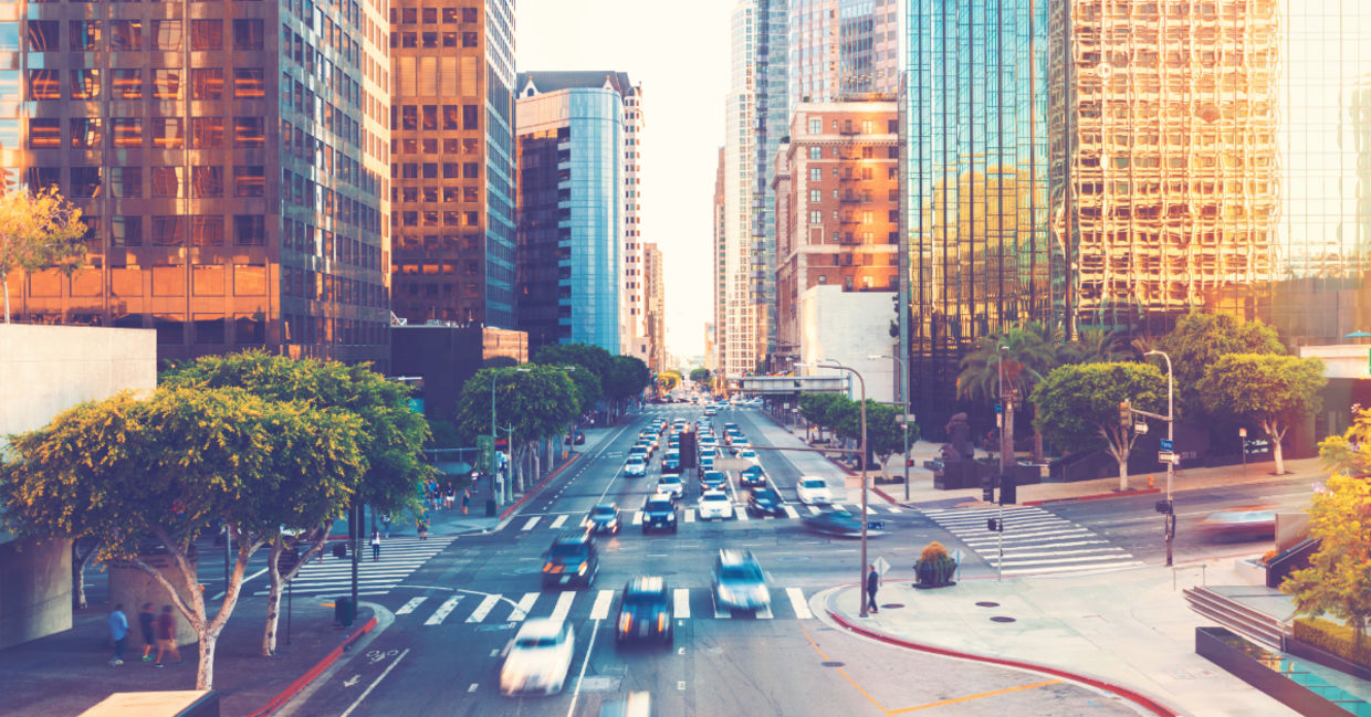 Downtown Los Angeles.