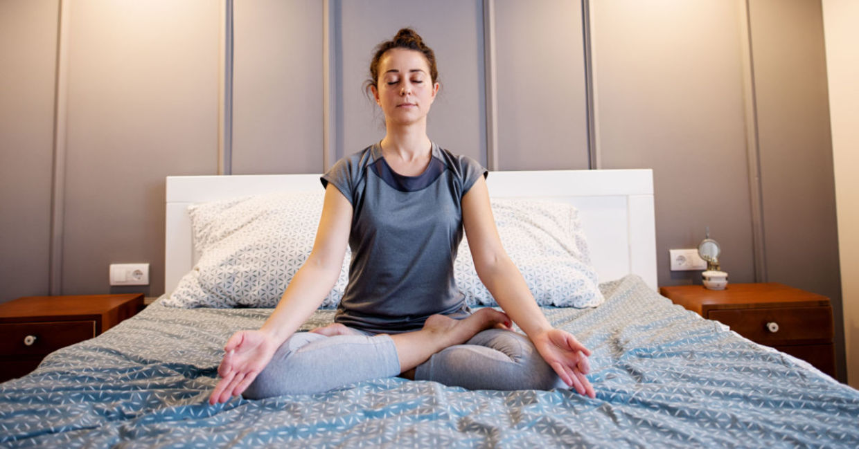 Begin your day with yoga.