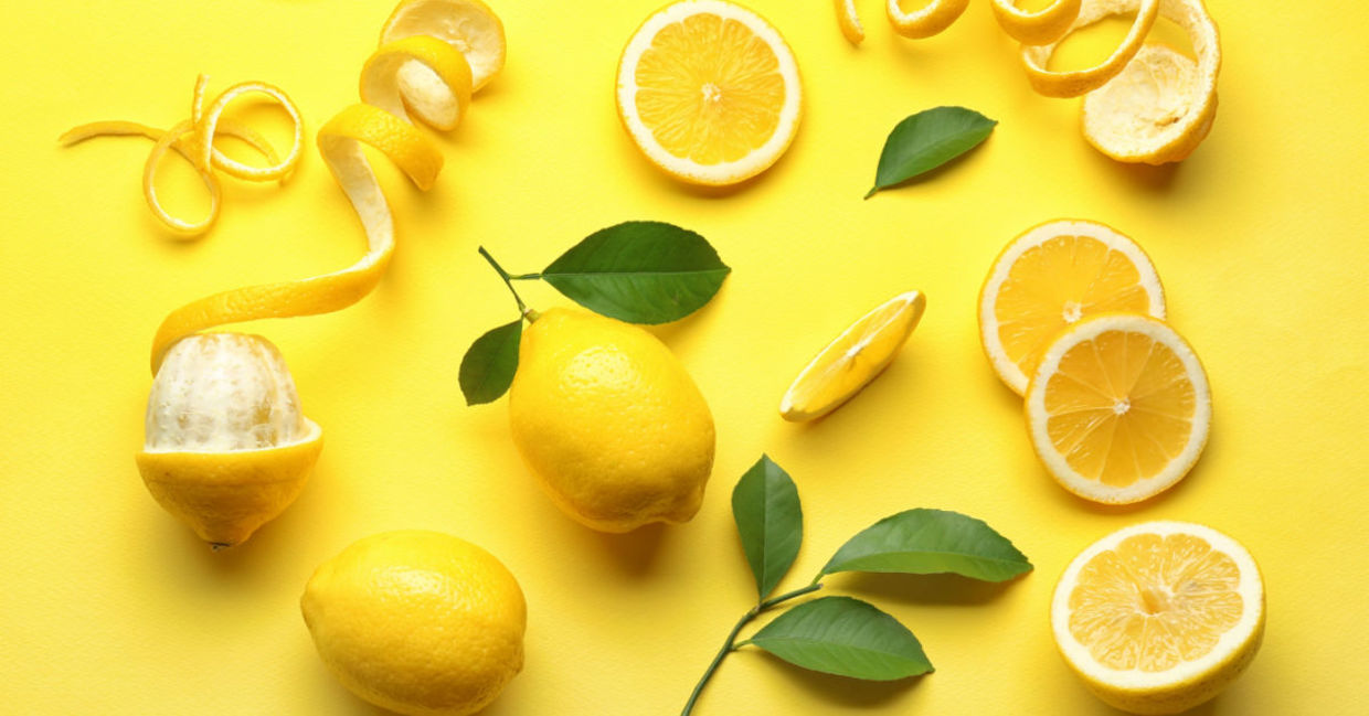 Colorful and nutritious lemon peels.