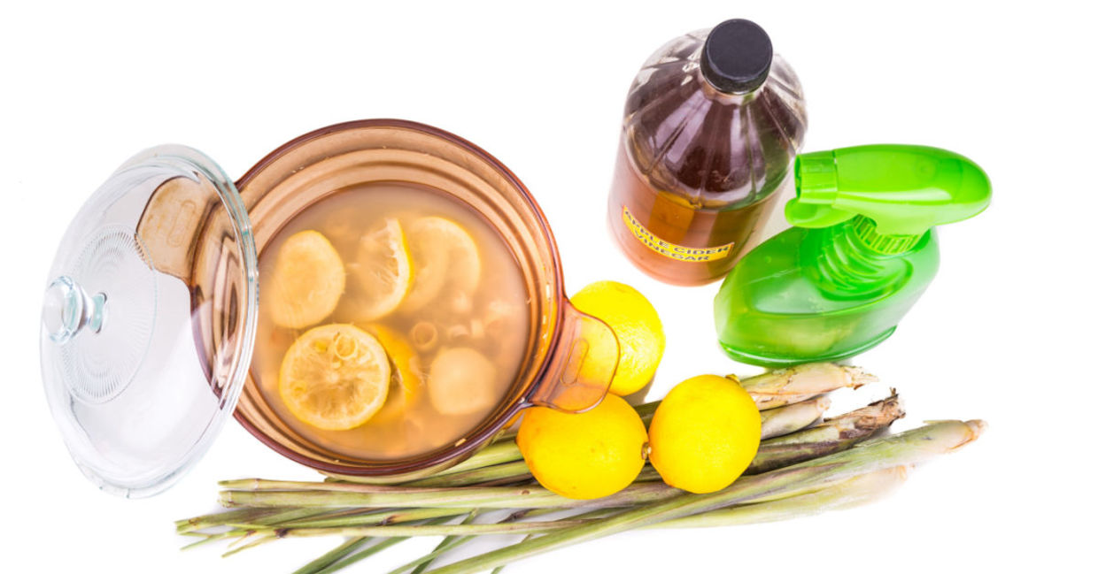 Lemon is part of a home remedy to repel mosquitoes.