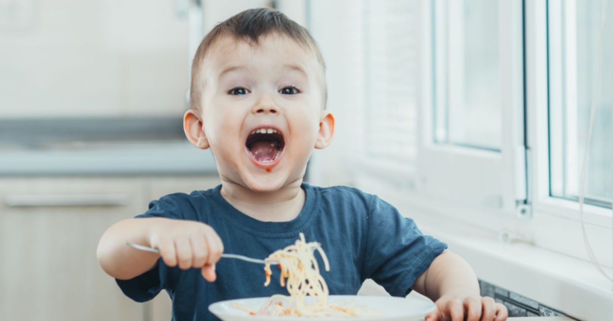 Even the pickiest eaters will gobble up shaghetti.