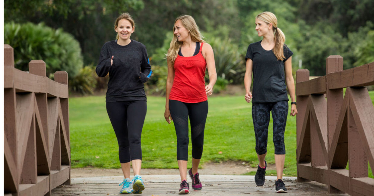 Walking is good for you.