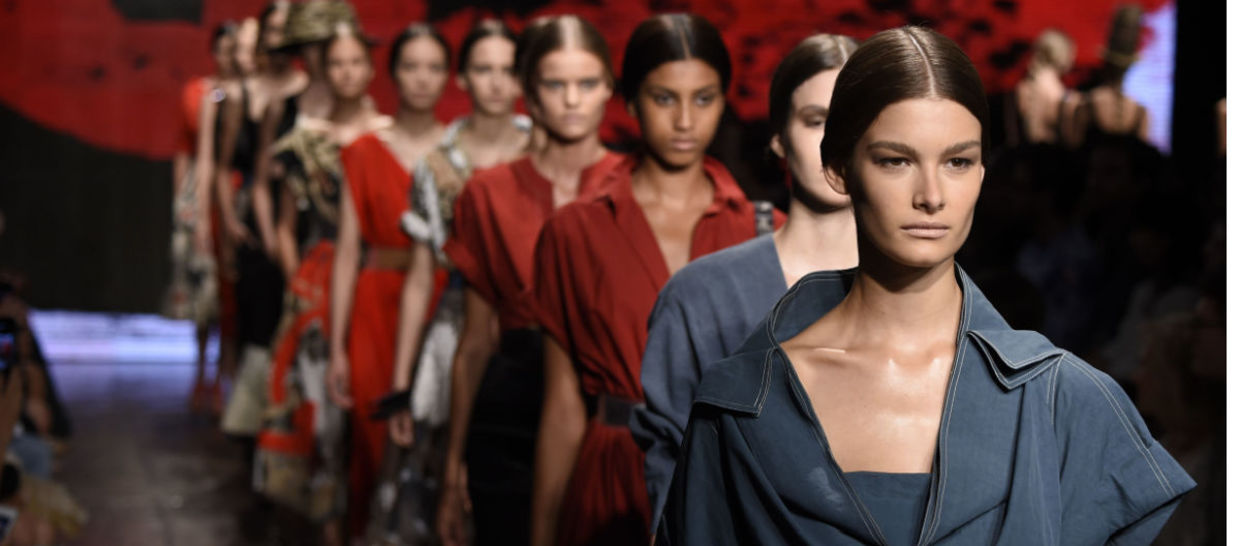 Fashion week in New York City.