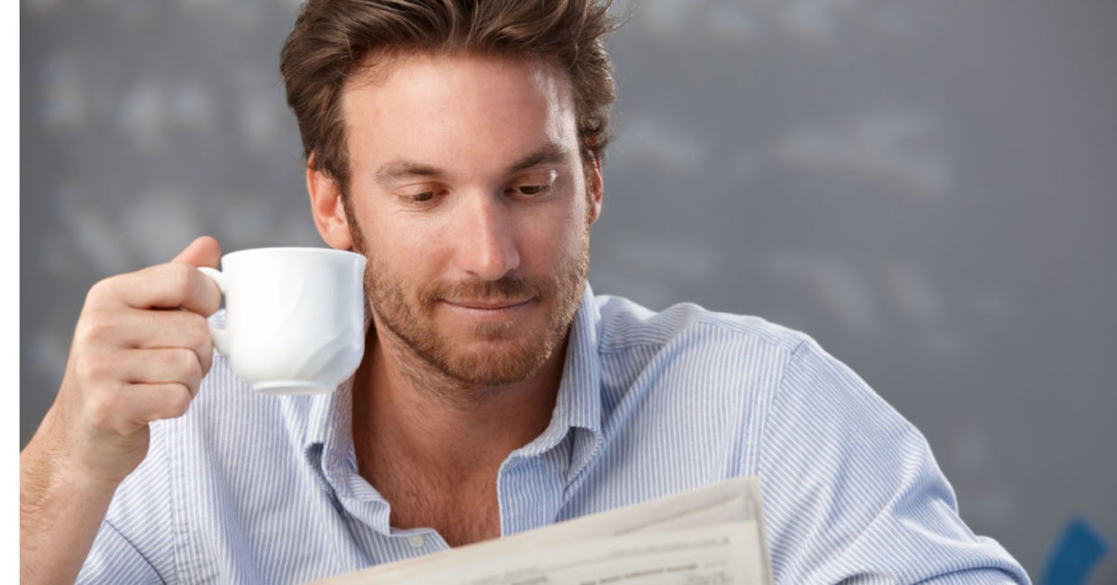 A beverage with caffeine will help get the day started.