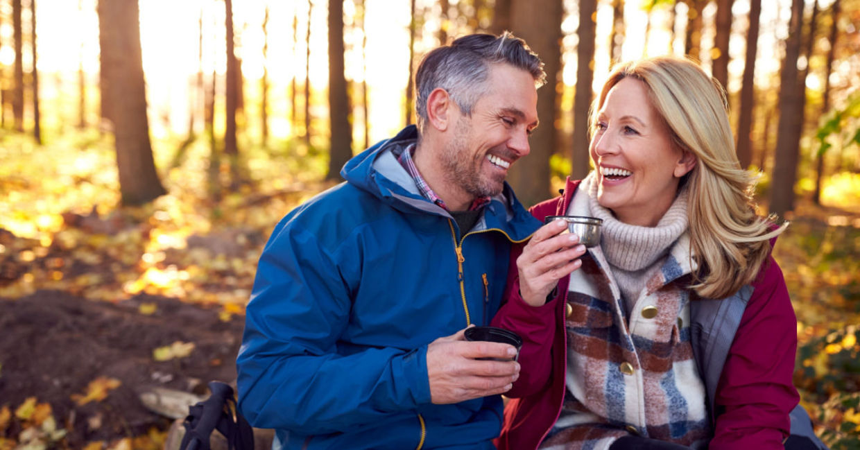 Connecting with nature.