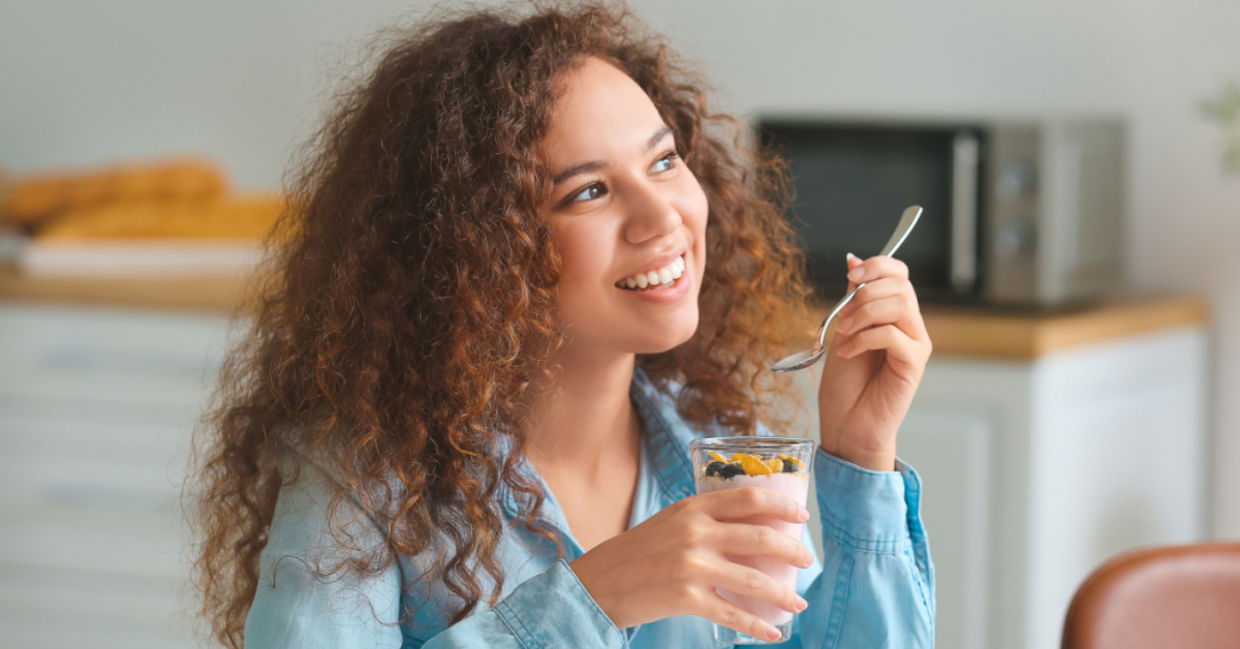 Start your morning with foods that contain tryptophan.