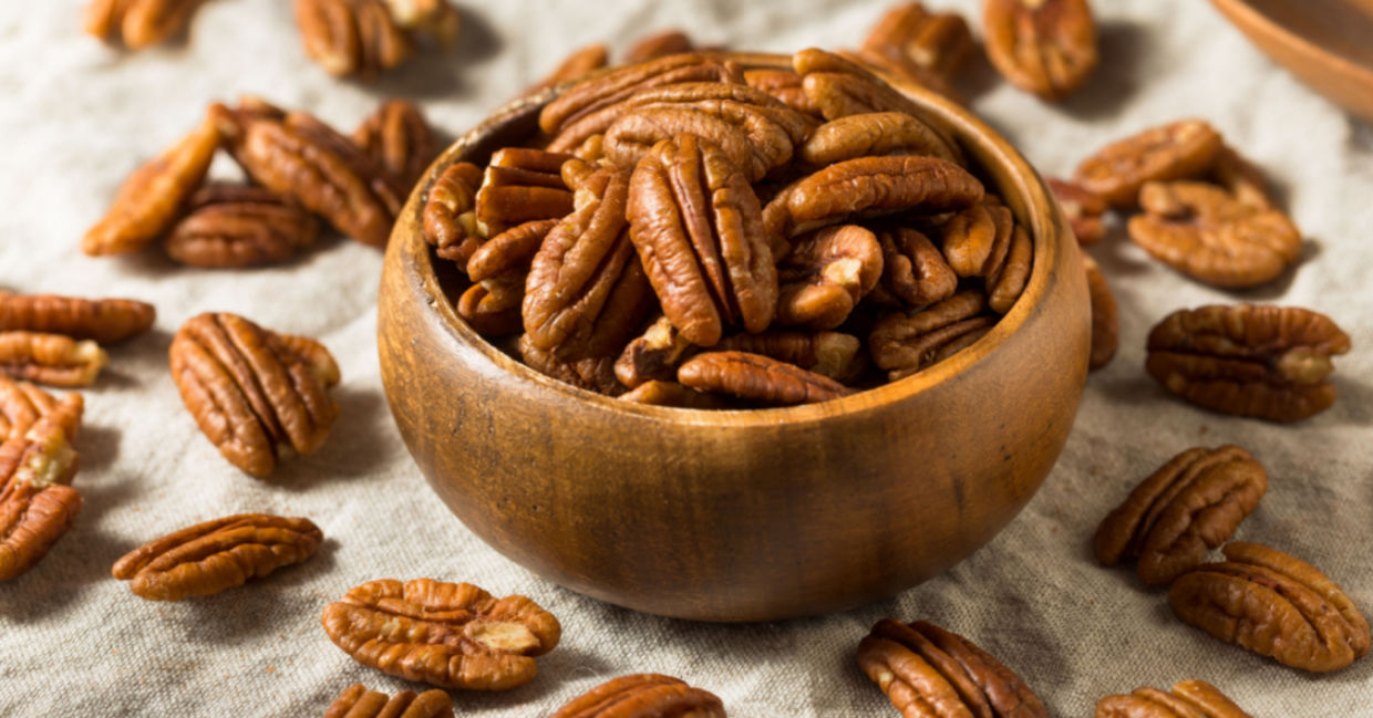 Pecans are healthy and nutritious.