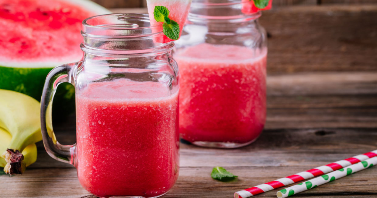 Smoothies are a healthy breakfast or snack.