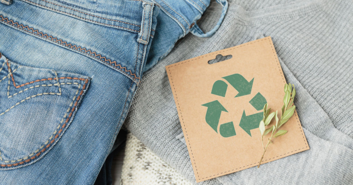 Recycling, repairing and reusing fashion.