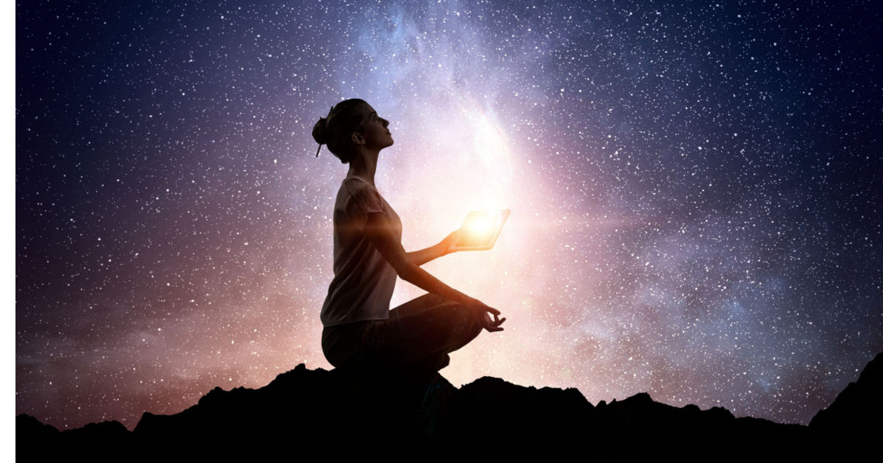 connecting with your spiritual self.