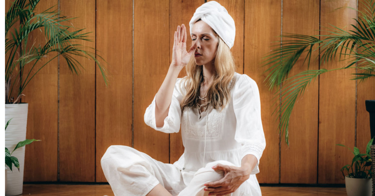 Kundalini breathing exercise.