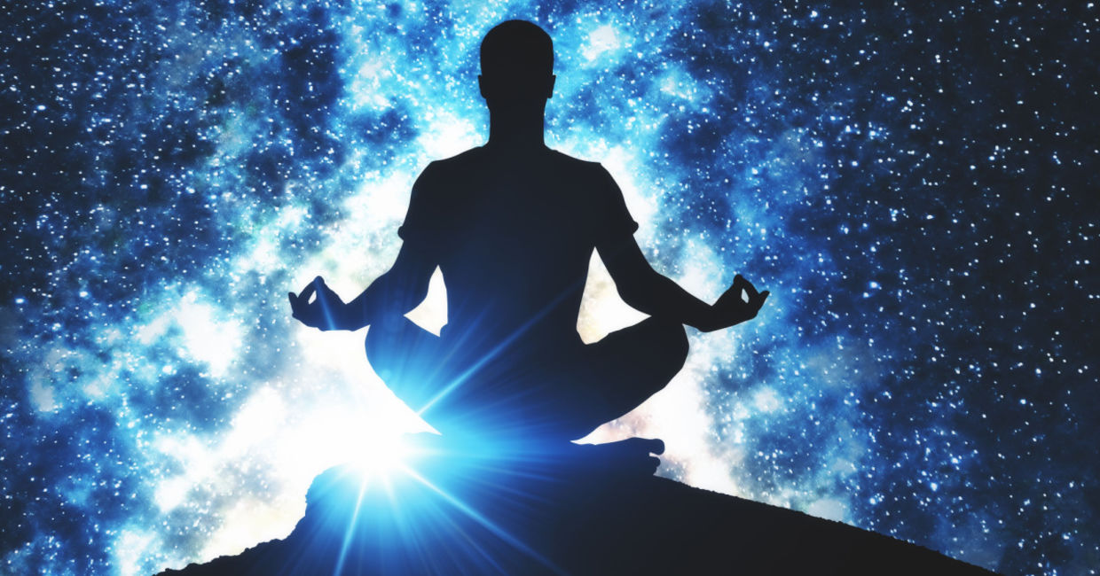 Yoga inspired by space.