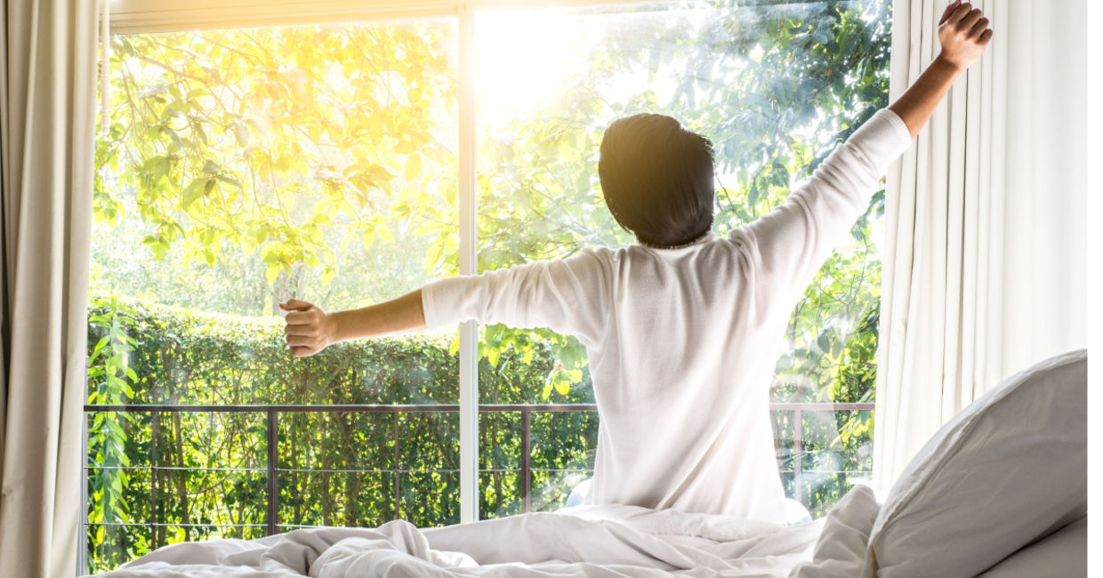 Wake up refreshed and ready to go.