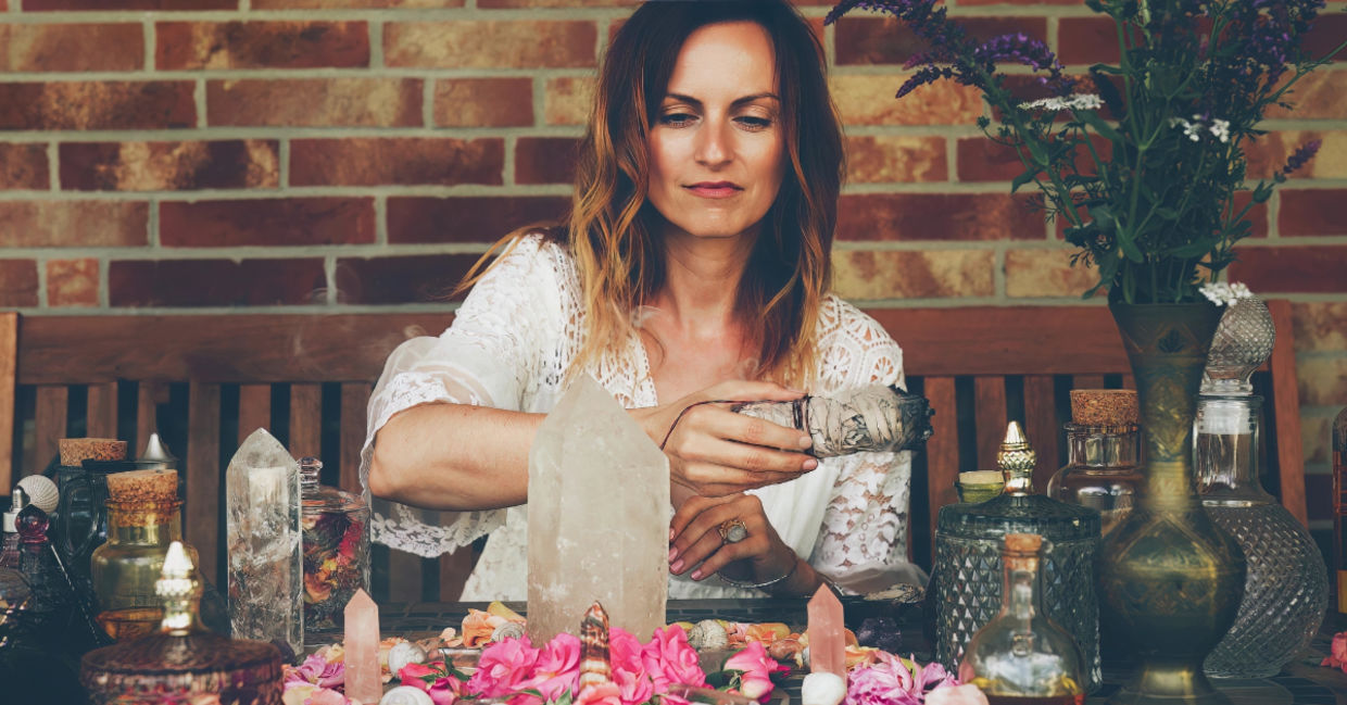 Use crystals and smudging to cleanse.