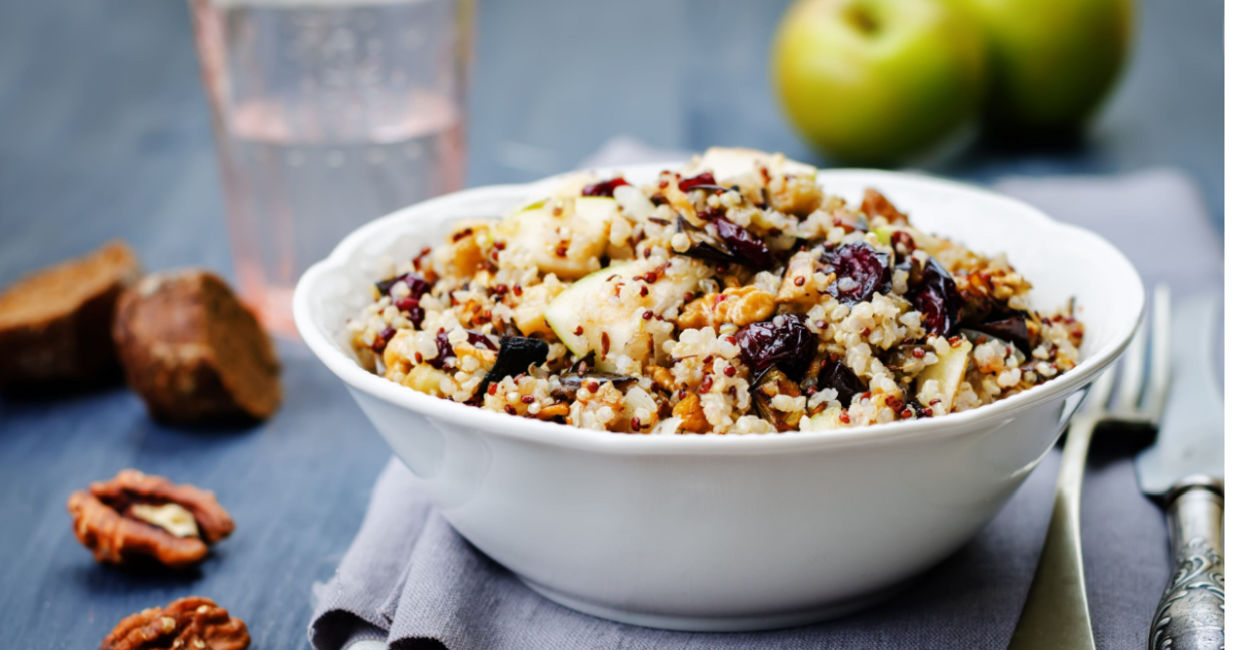 Apples give this healthy salad some crunch appeal.