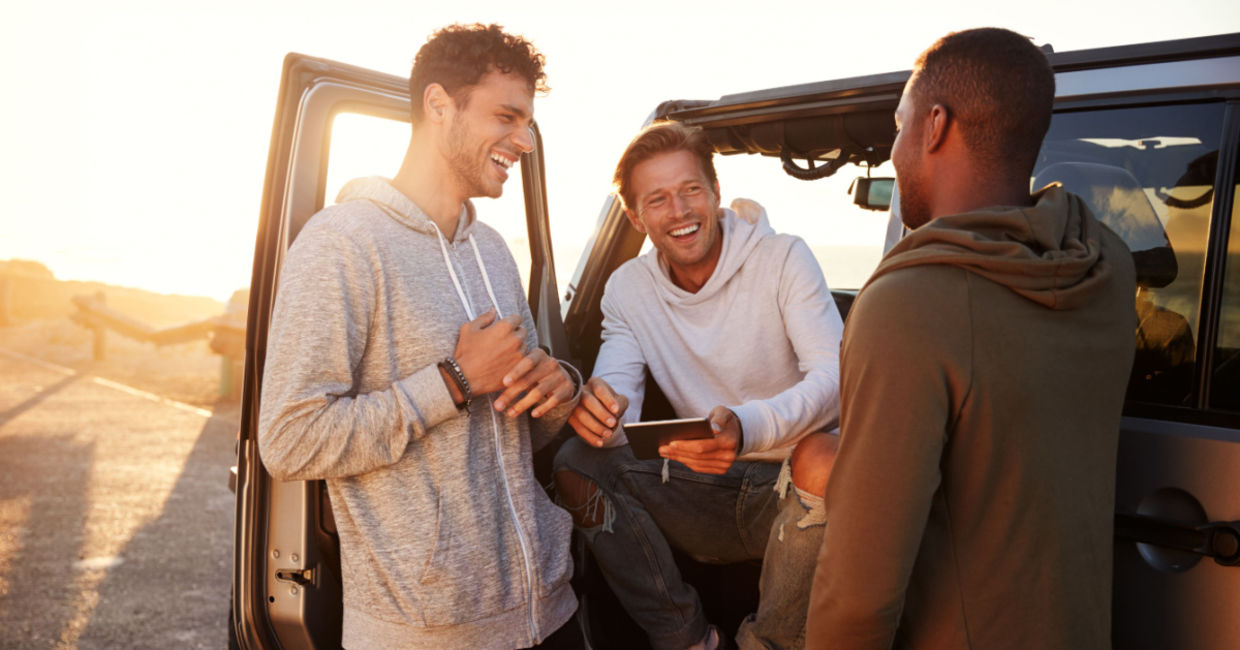 Connect with friends for your mental wellbeing.