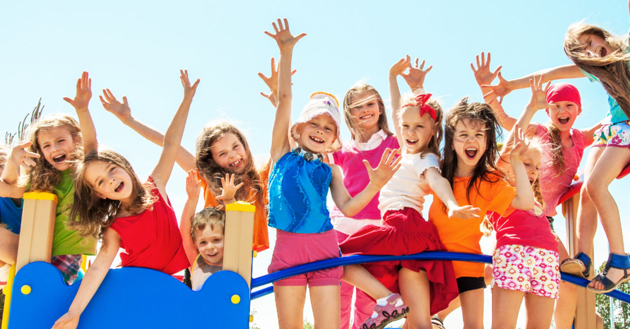 Children in a playground