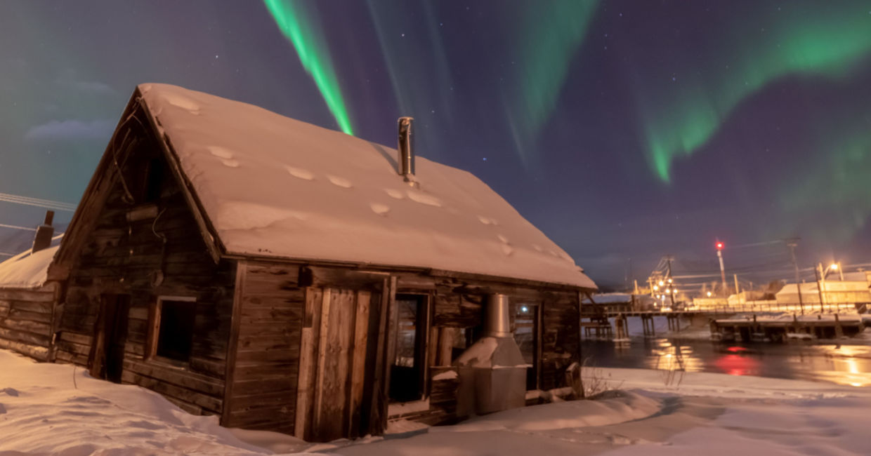 Northern lights in the Yukon