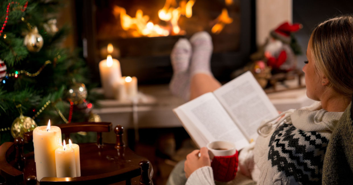 Getting cozy on Christmas eve,