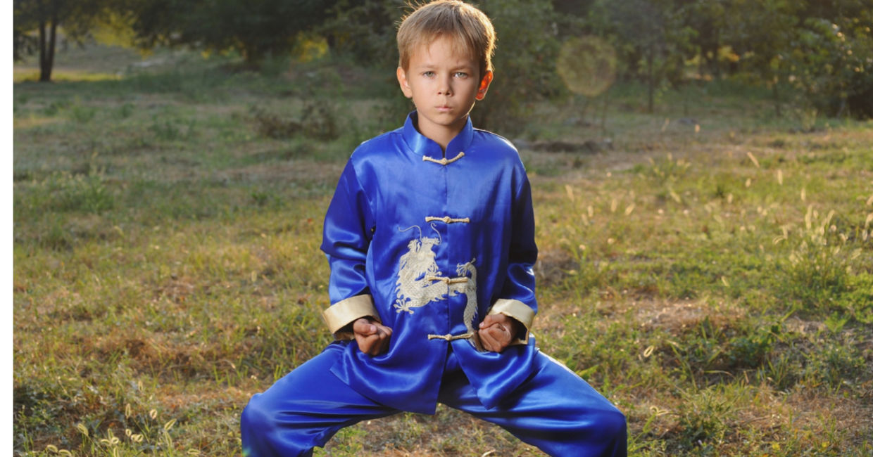 Child in the horse movement.