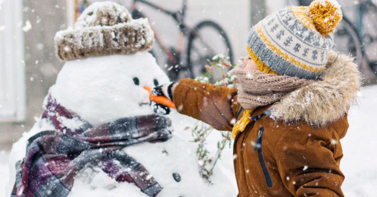 Keep bundled up to prevent frostbite.