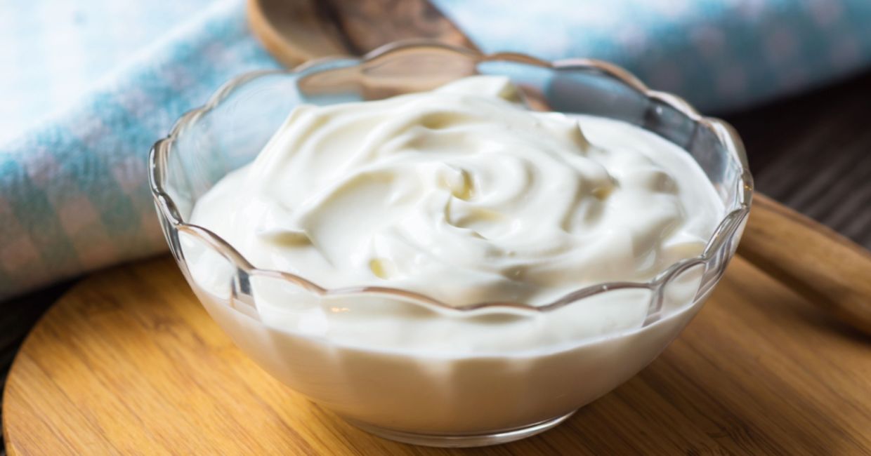 Homemade Greek yogurt.