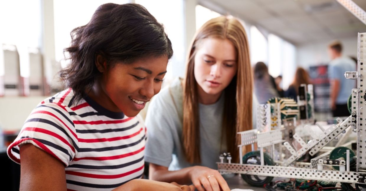 STEM college students.