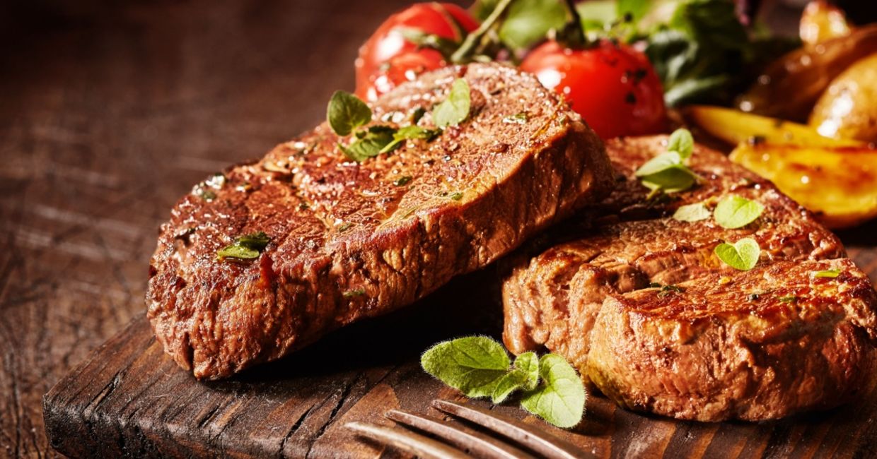 Lean meat is a good protein and iron source.