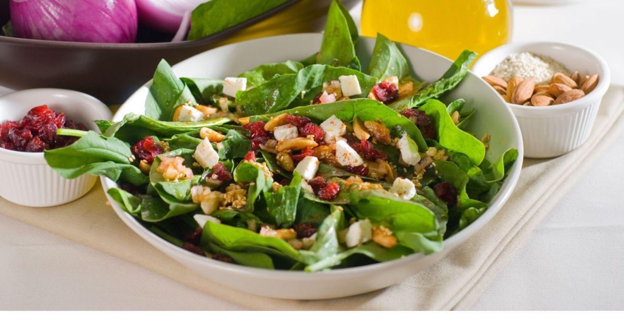 Spinach contains nutrients that are beneficial for hair growth.