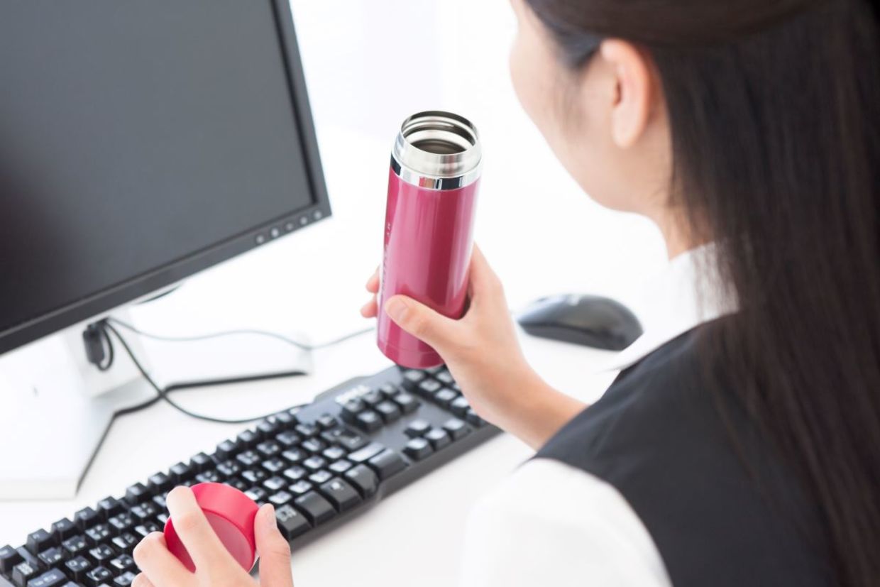 Keep water on your desk.