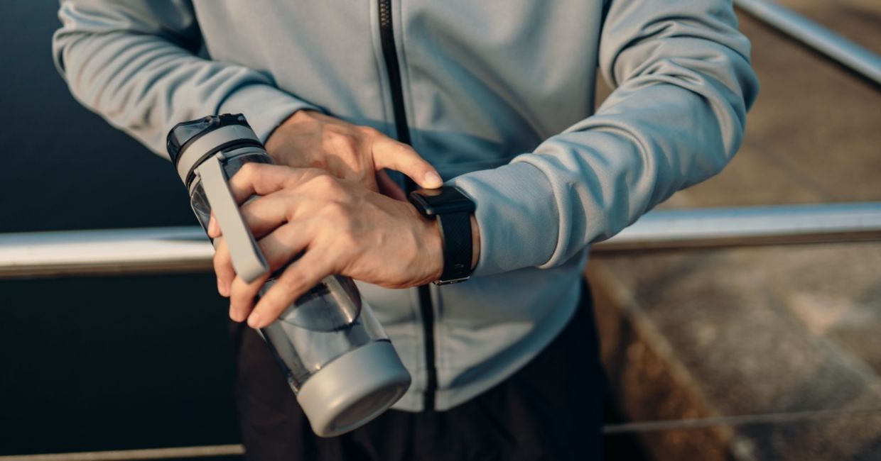 A reminder to drink water.