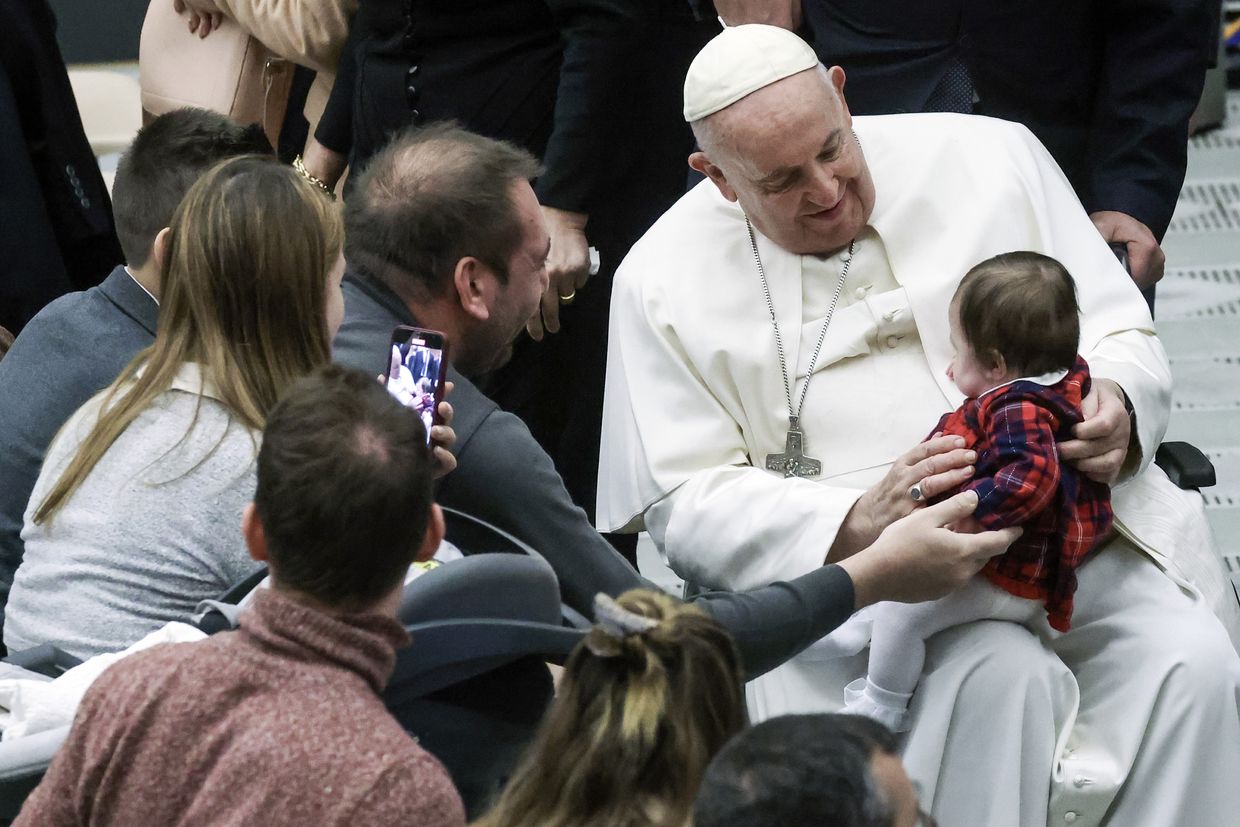 Pope Francis at the Vatican.